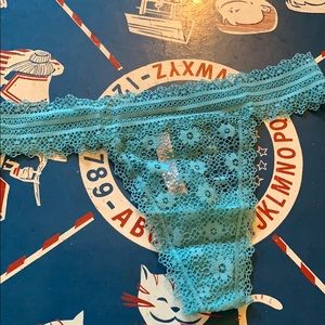 Blue Victoria’s Secret Thong